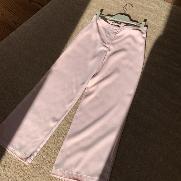 Zara Full Length‎ Satin Pants - Picture 10 of 14